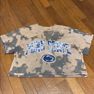 Bleached PSU crop top